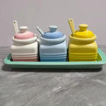 Cool Color Kitchen Seasoning Jar Kitchen Supplies Seasoning Spoon