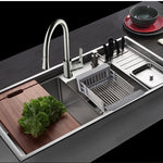 Kitchen sink drain basket