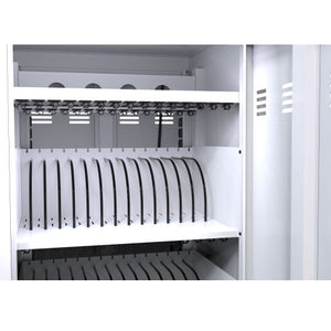 Mobile Charging Cart And Cabinet For Tablets Laptops 31 4 Device