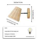 Rattan Wall Lamp Bedside Wall Lamp Mirror Front Lamp Rattan Wall Lamp