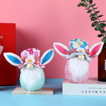 Easter Light Bunny Doll Decoration Window Home Decoration Decoration