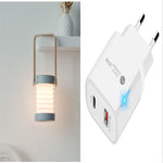Foldable Touch Dimmable Reading LED Night Light Portable Lantern Lamp USB Rechargeable For Home Decor