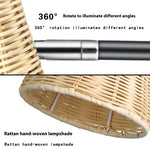 Rattan Wall Lamp Bedside Wall Lamp Mirror Front Lamp Rattan Wall Lamp