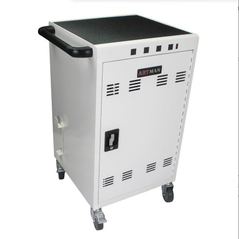 Mobile Charging Cart And Cabinet For Tablets Laptops 31 4 Device
