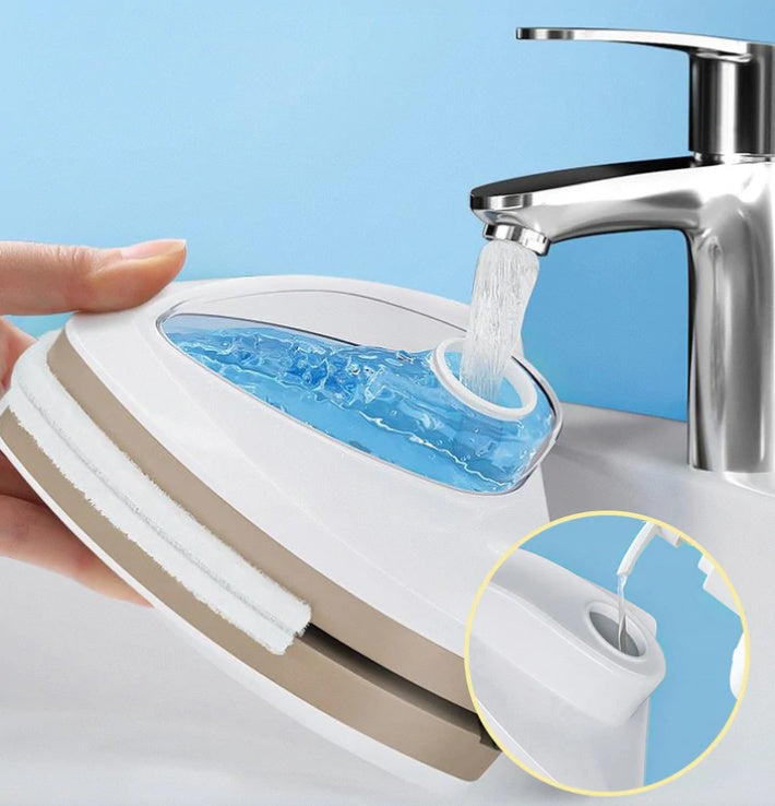 Double-sided Scrubbing And Scraping Household Cleaning Tools For Strong Magnetic Windows