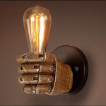 Fist resin wall lamp creates decorative wall lamp