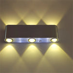 LED Aluminum Frame Rectangular Wall Lamp Bedroom Wall Lamp
