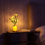Flower Lamp Home Fashion Minimalist Creative USB Vase Light Home Decoration